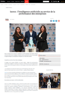 La réussite d'IZEMX mise en lumière par Forbes