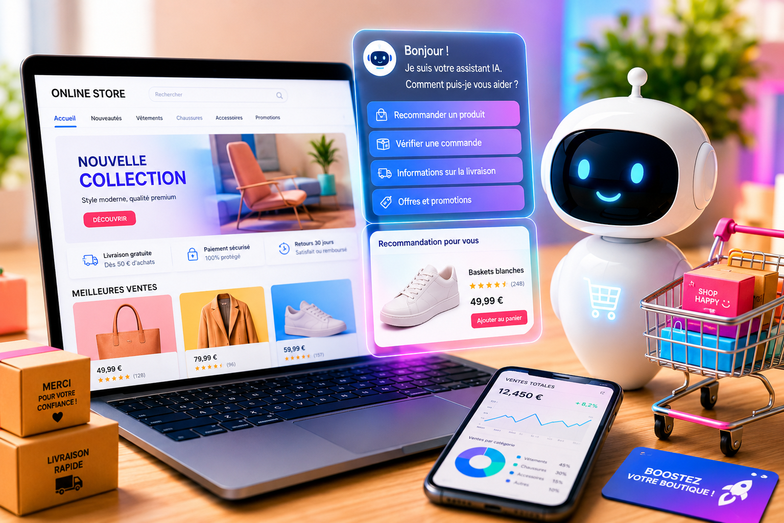 Agents IA e-commerce : vendre mieux avec IZEMX !