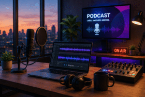 Podcasts et voix off