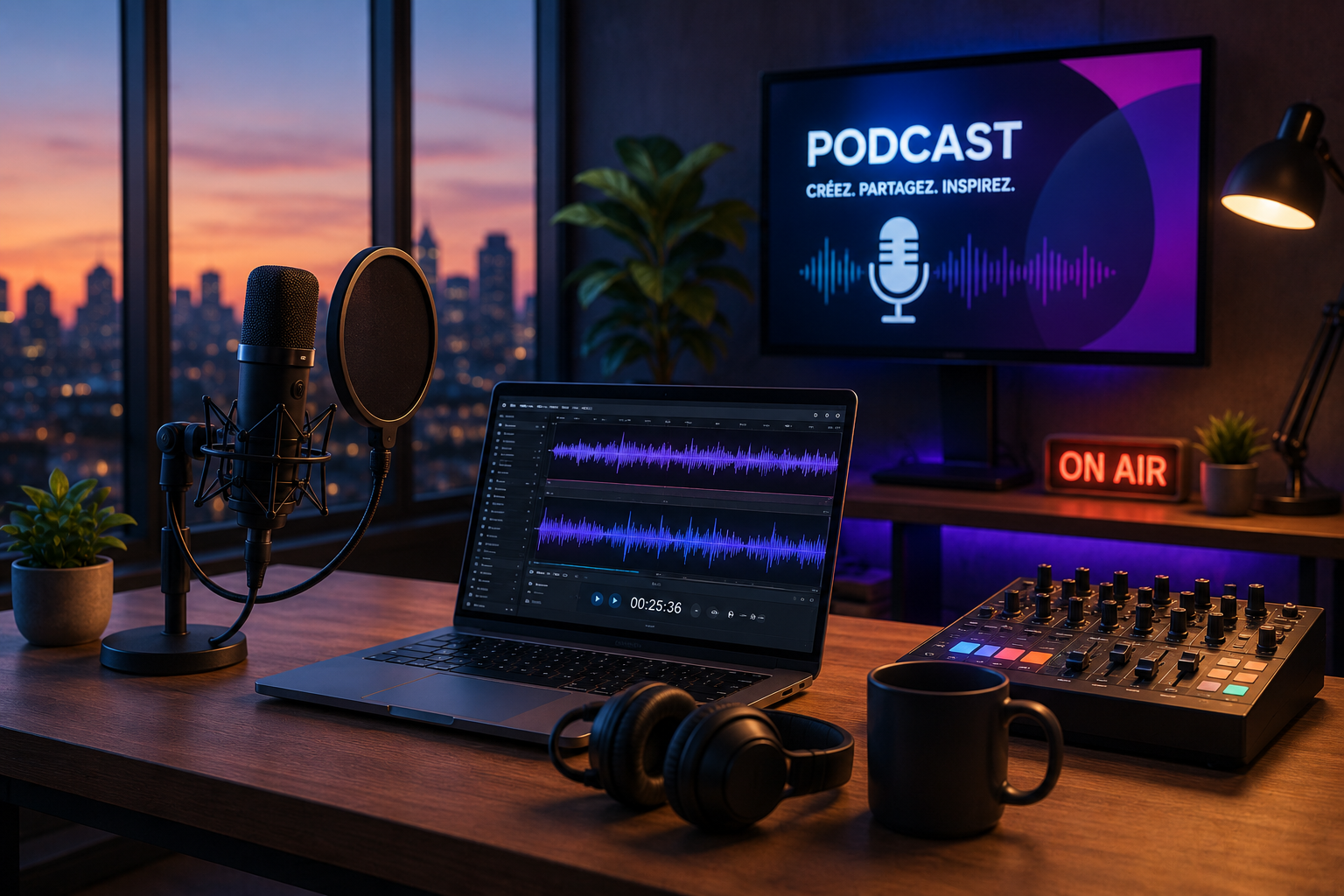 Podcasts et voix off