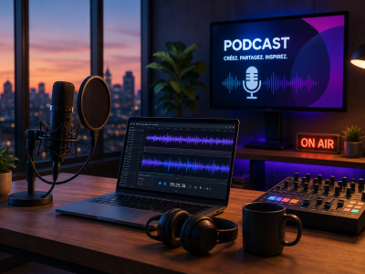 Création de contenus audio et podcasts par IA : startups françaises et outils innovants
